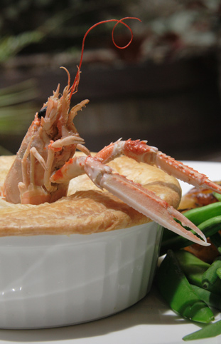 Crawfish and Rabbit Pie Crawfish and Rabbit Pie (photo from The White Horse)